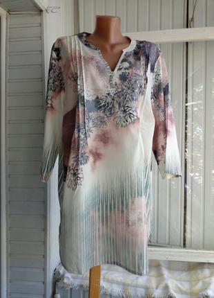 Блуза туніка великого розміру батал