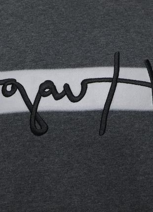 Мужской свитшот кофта hugo boss big logo оригинал [ xl ]