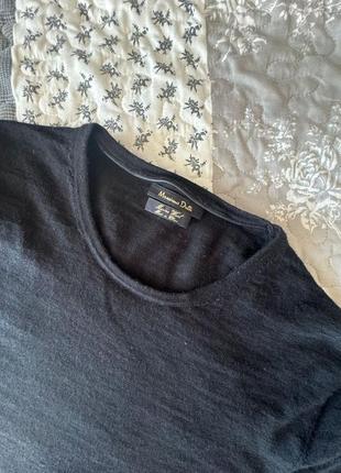 Massimo dutti 100% шерстяной лонглей. l