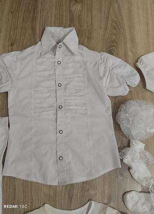 Рубашка школьная блузка 3