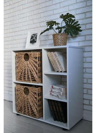 Стелаж furnigrade с — 4 білий 730х730х320