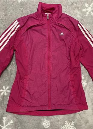 Стильная яркая шикарная качественная ветровка куртка adidas clima proof