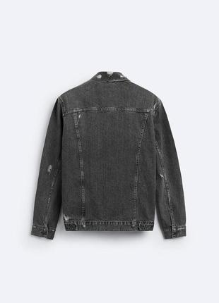 Джинсова куртка zara2 фото