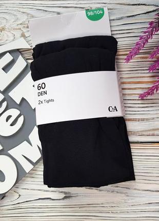 Набір капронових термоколготок✨ на 3-4 роки 60 den c&a