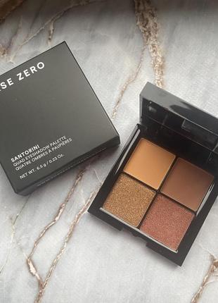 Базовая палетка теней на каждый день santorini quad eyeshadow palette от phase zero