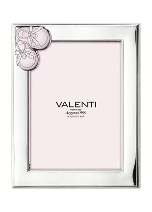 Серебряная фоторамка для девочки (14,5 x 19 см) valenti 73187 3lra