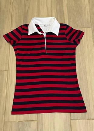 Футболка поло tommy hilfiger в смужку