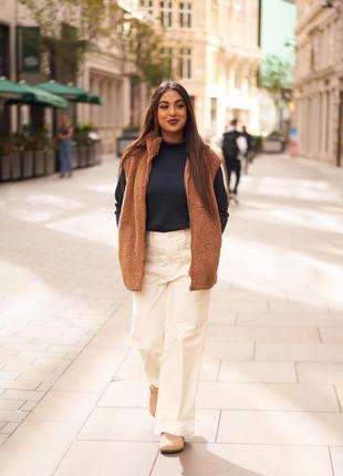 Жилет теплый uniqlo флис шерпа2 фото