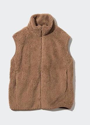 Жилет теплый uniqlo флис шерпа3 фото