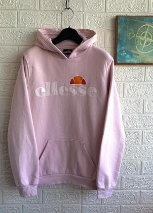 Худі ellesse big logo ніжно-рожевого кольору