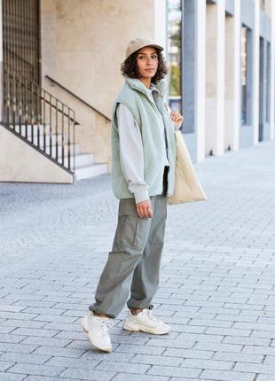Жилет теплый uniqlo флис шерпа8 фото