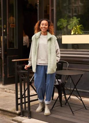 Жилет теплый uniqlo флис шерпа6 фото