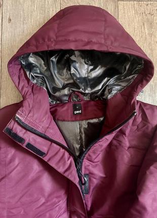 Жіноча зимова парка bright | бордовий (м)