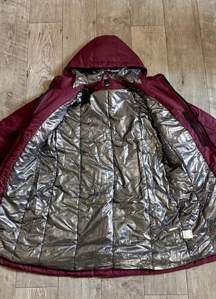 Жіноча зимова парка bright | бордовий (м)