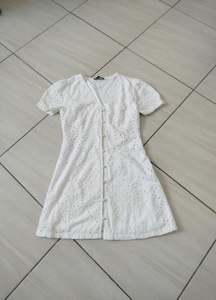 Платье белоснежное кроше2 фото