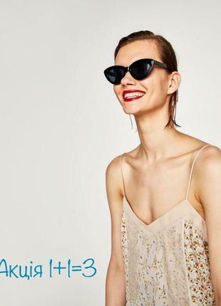 Акція 🎁 стильна асиметрична майка топ zara в квітковий принт h&m asos