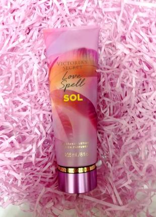 Парфюмированный лосьон для тела victoria’s secret love spell sol lotion