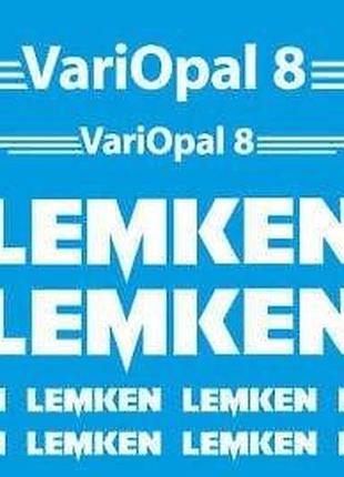 Наклейки lemken opal variopal 8 плуг культиватор лемкен вариопал без фона