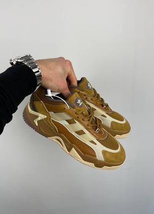 Чоловічі та жіночі кросівки adidas niteball 2 ‘brown’