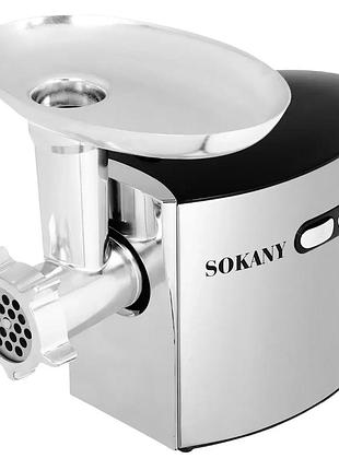 М'ясорубка професійна електрична потужна 2500 вт sokany sk-091 професійна електрична 2500 вт