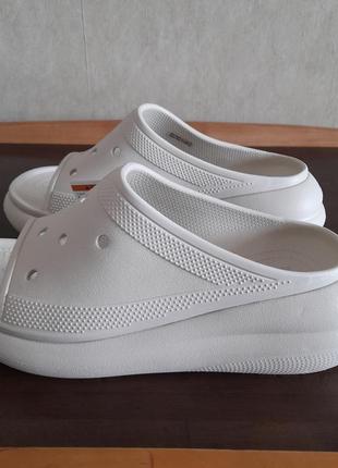 Сандали, шлепки, кроксы crocs р. w10/40-41. новые. оригинал