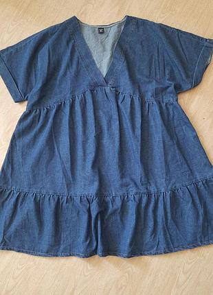Shein женское джинсовое платье, сарафан