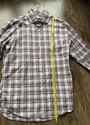 Чоловіча сорочка в клітинку  hugo boss 3