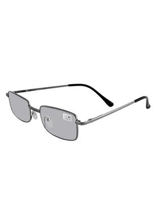Фотохром хамелеон окуляри для зору в металевій оправі скло 1001 -4,5 -5 -5,5 -62 фото