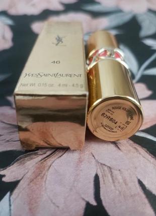 Помада yves saint laurent rouge volupte shine б/в