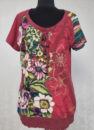 Desigual яркая футболка