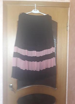 Турция шикарная  юбка плиссе на подкладке