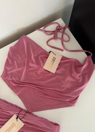 Женский костюм юбка + топ missguided4 фото