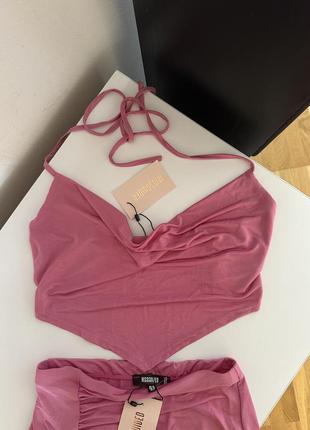 Женский костюм юбка + топ missguided7 фото
