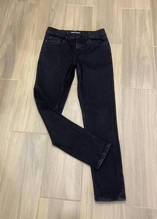 Акция 🎁 стильные базовые черные джинсы zara skinny stretch levis h&amp;m3 фото