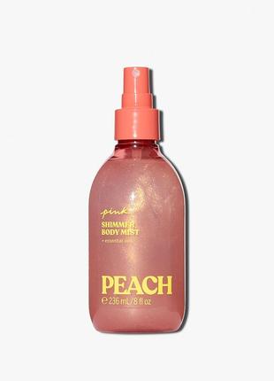 Оригинальный мист pink персик с шиммером, 236 мл