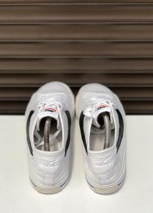 Nike court legacy cnvs white 42,5р 27см кеди чоловічі білі оригінал4 фото