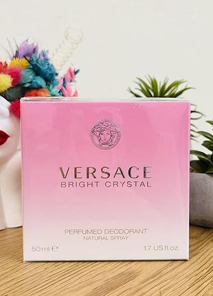 Оригінал versace bright crystal парфумований дезодорант спрей