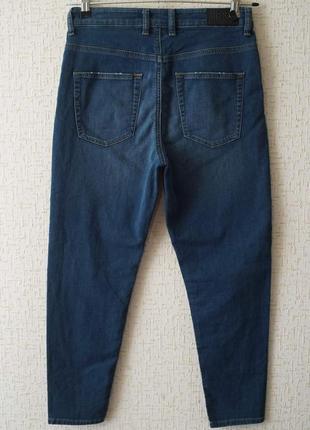 Женские джинсы бойфренды diesel синего цвета.6 фото