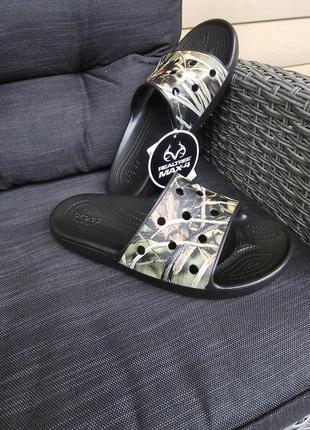 Шлепки чоловічі crocs slide m8 m9 m10 m111 фото