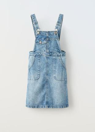Сарафан джинсовый для девочки zara 134р 9-10 лет
