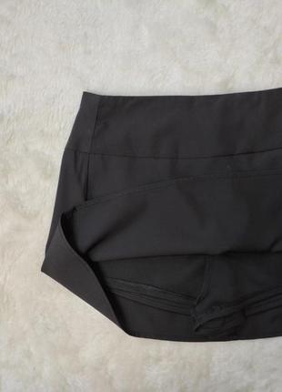 Черная короткая теннисная классическая юбка с шортами шорты с юбкой мини юбка школьная5 фото
