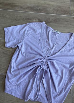 Футболка mango со стяжкой