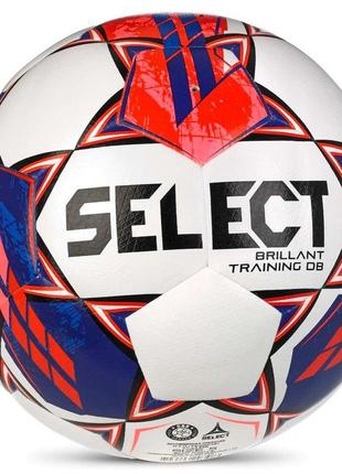 Мяч футбол select brillant training db №4 белый-красный (оригинал) топ