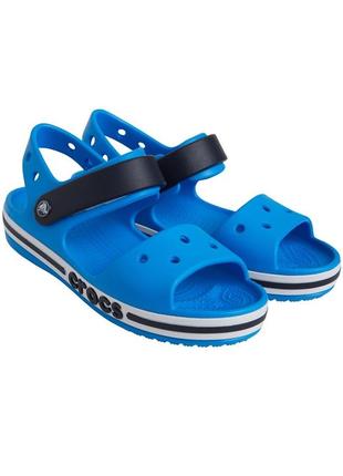 Крокс баябенд сандалі дитячі сині crocs kids bayaband sandal ocean1 фото