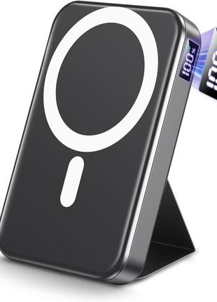 Gxorul power bank, магнитный 12000 мач, беспроводной повербанк павербанк magsafe с быстрой зарядкой pd 22,5 вт