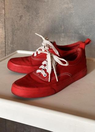 Красные кеды tommy hilfiger
