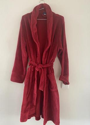 Теплый объемный плюшевый халат miomare