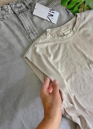 Базовая футболка майка без рукавов h&m3 фото