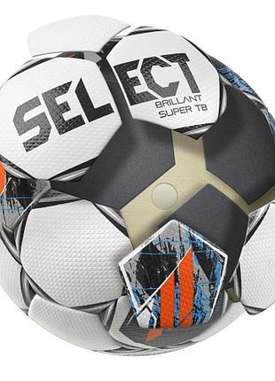 Мяч футбольный select brillant super fifa tb v22 yellow (fifa quality pro) №5 (оригинал) топ