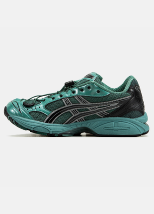 Мужские кроссовки asics gel-kayano 14 green black